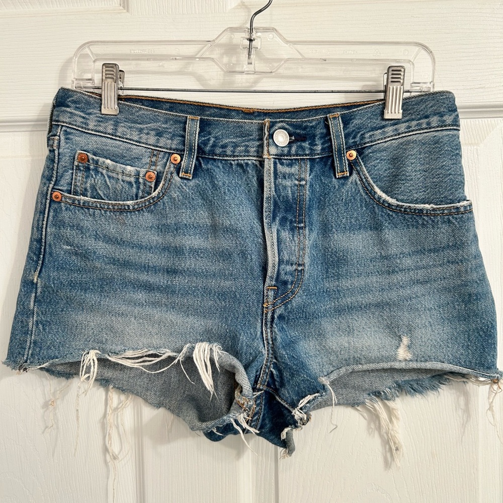 Levi cutoff shorts